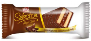 COCOA COATED CAKE WITH COCOA CREAM